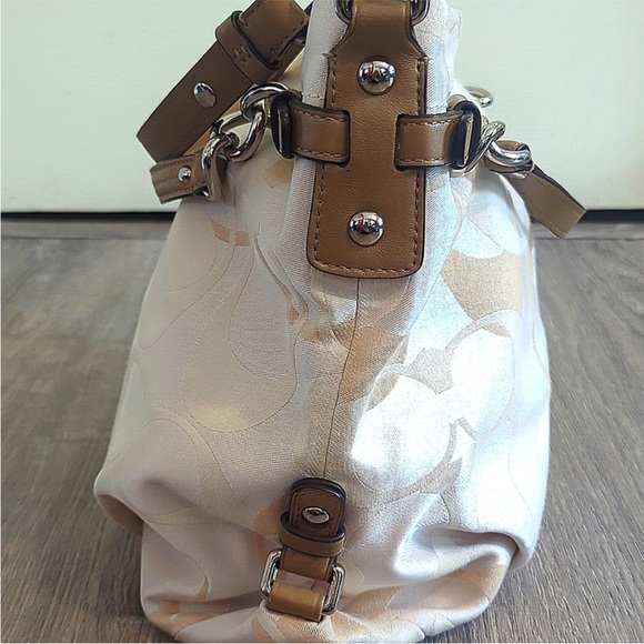 Coach Brooke Signature Optic Satchel Shoulder Bag F16620 - Picture 8 of 9